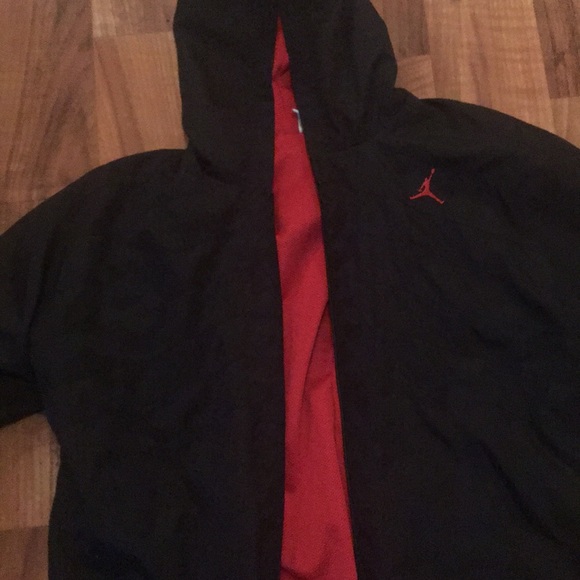 Jordan Jackets & Coats Jordan Black And Red Jacket Poshmark